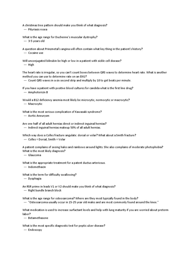 Key Diagnoses for Physician Assistants | PDF | Anemia | Heart