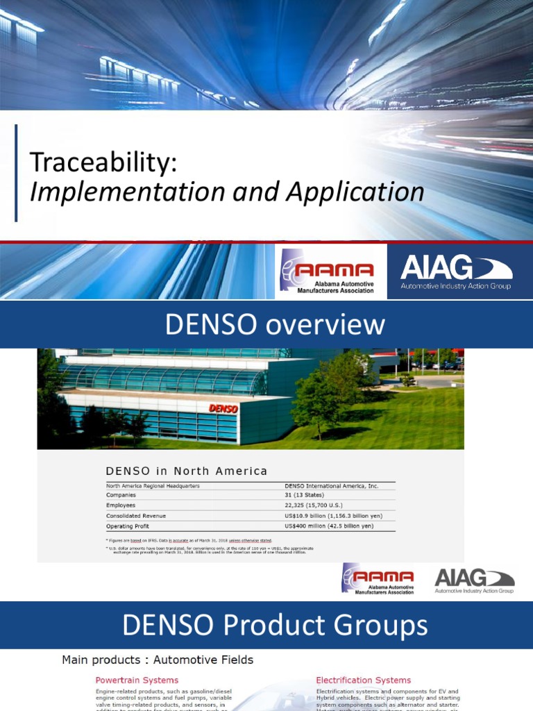 Traceability Implementation and Application | PDF | Pump | Logistics