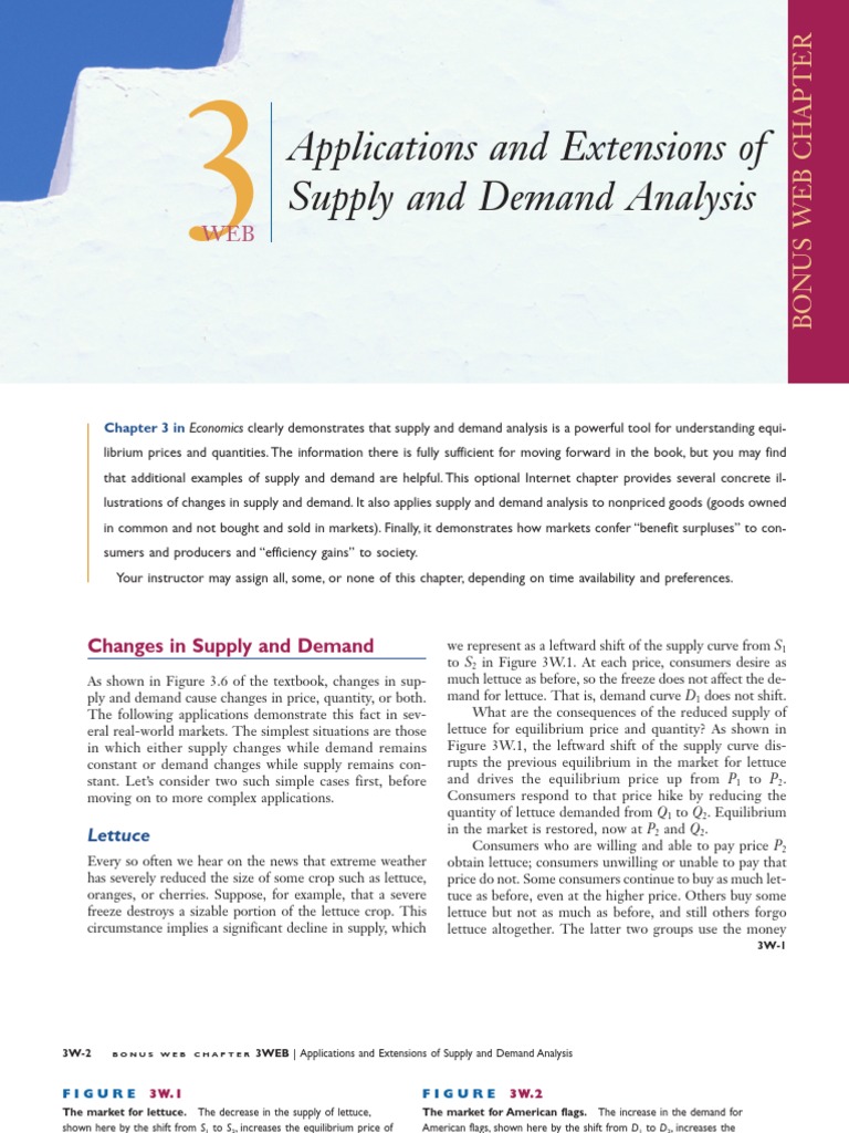 Chapter3 Demand and Supply | PDF | Supply And Demand | Economic Surplus