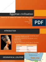 Egyptian Civilisation: Principles of Human Settlement and Urban Design