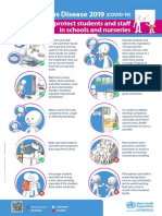 Protect students and staff from COVID-19