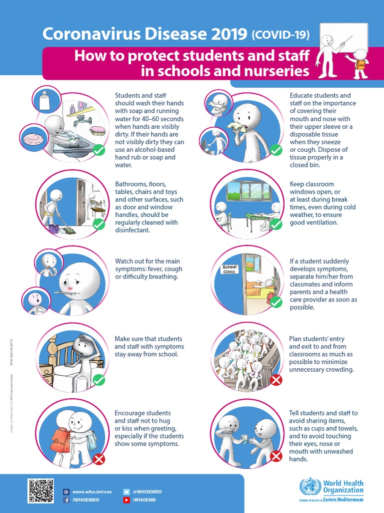 COVID-19 Safety Guidelines for Schools | PDF | Hand Washing | Health ...