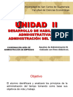 Usac - Administracion Del Tiempo 2018