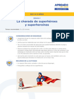 Charada Superheroes Superheroinas - Vida Activa