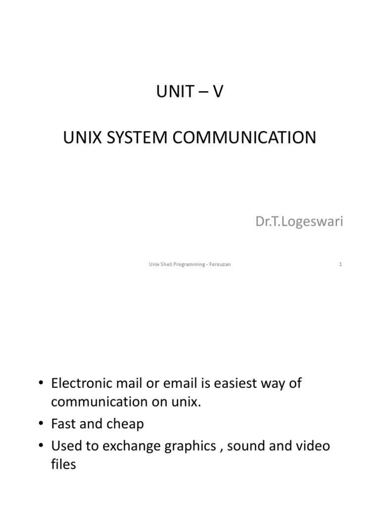 UNIX System Communication Overview | PDF | Superuser | File System