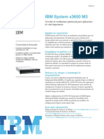 IBM System x3650 M3: Servidor de Rendimiento Optimizado para Aplicaciones de Vital Importancia