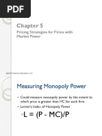 KTEE312 - Chap5-Pricing With Market Power