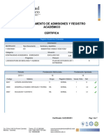 Certificados de Notas PDF