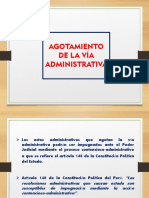 Agotamiento Administrativa PDF
