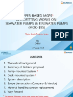 Copper-Based Mgps Retrofitting Works On Seawater Pumps & Firewater Pumps (MOC-195)