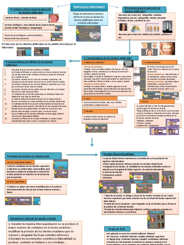 Enfilado de Dientes en Prótesis Total | PDF | Dentadura postiza ...