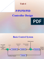 P/Pi/Pd/Pid Controller Design: Unit-4