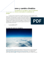Capa de Ozono y Cambio Climático