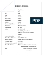 Patient Profile