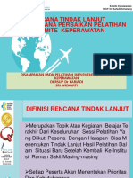 RTL Pasca Pelatihan