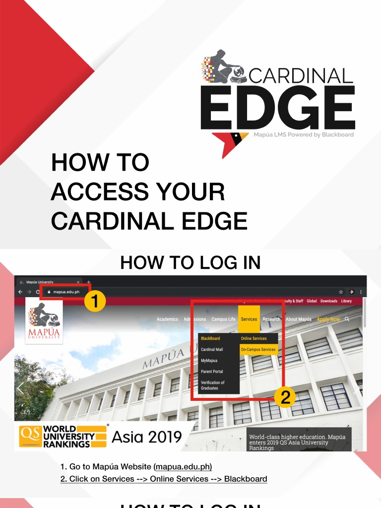 How To Access Your Cardinal EDGE | PDF