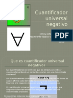 Cuantificador Universal Negativo