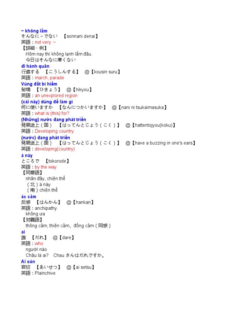 Tu Dien Viet Nhat Pdf