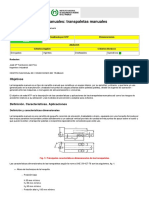 NTP 319 - Carretillas Manuales Transpaletas Manuales PDF