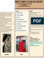 Poster Template PARTIAL REPLACEMETN OF CEMENT BY SLUDGE ASH PDF