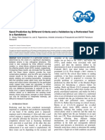 SPE 158255 Sand Prediction by Different Criteria and A Validation by A Perforated Test in A Sandstone