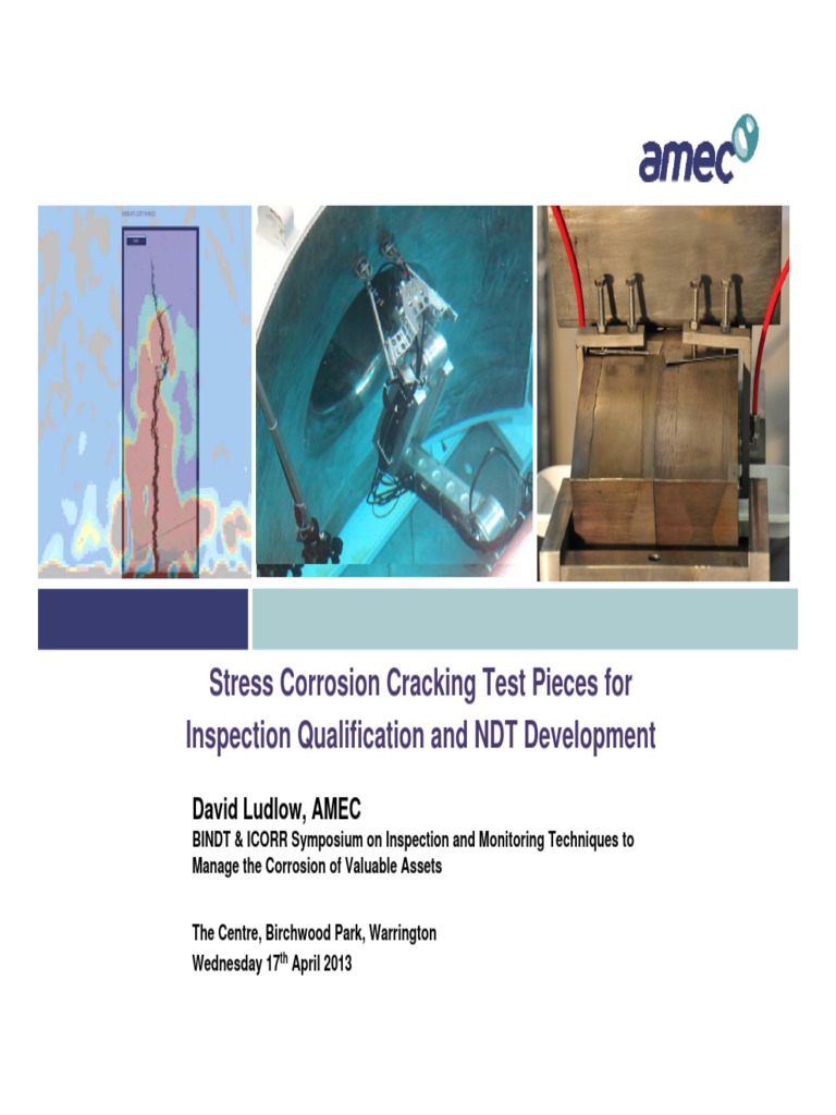 SCC Inspection Techniques Overview | PDF | Nondestructive Testing ...