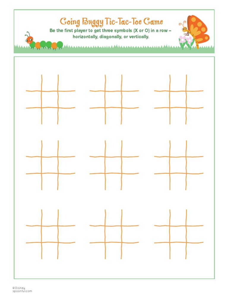 0306 Tictactoe Template PDF | PDF