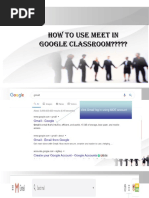 How To Use Meet in Google Classroom