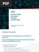 CFIUS in 2020 (Jan 26 - Final) PDF