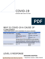 COVID-19: Advisory and Plan of Action