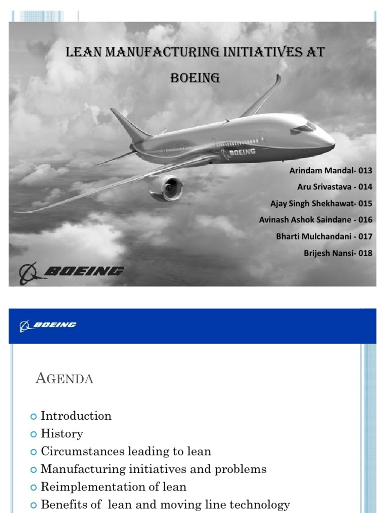Lean Manufacturing Initiatives at Boeing | PDF | Boeing | Nasa