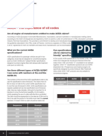 ACEA - The Importance of Oil Codes: ACEA 2010 A3/B4 C3 Sulphated Ash Content 1.0 and 1.6 0.8