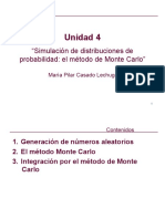 Unidad 4. Simulaciones. Monte Carlo