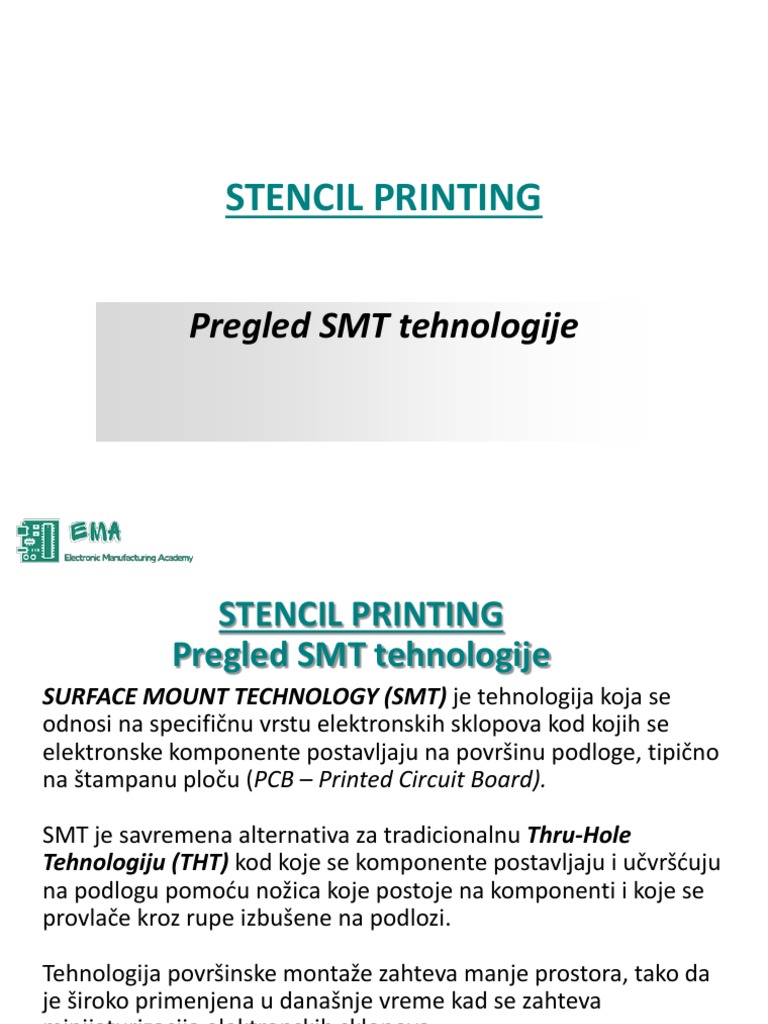 An Overview of the Critical Elements and Process of Stencil Printing in ...