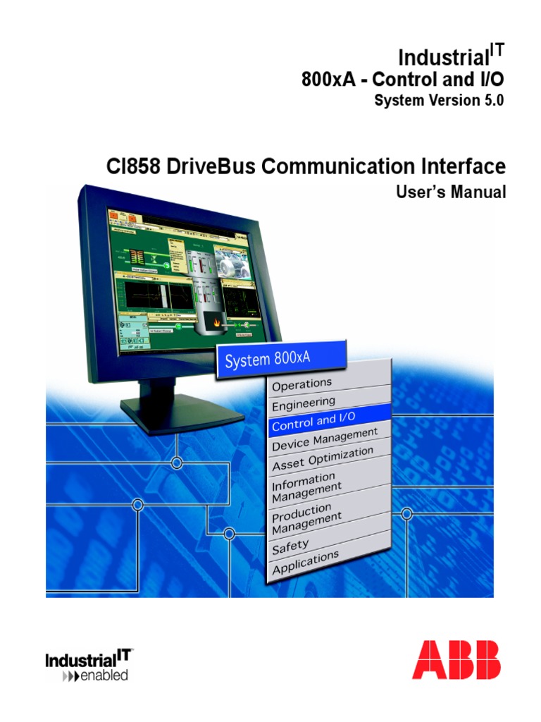 3AFE68237432RevD CIO AC800M CI858 | PDF | Input/Output | Switch