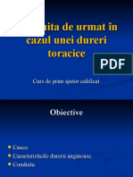 Conduita de Urmat in Cazul Unei Dureri Toracice