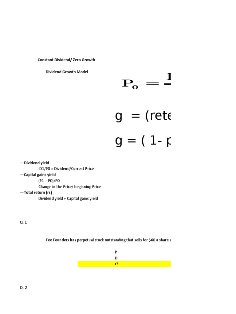 Stock Valuation | PDF | Stocks | Valuation (Finance)