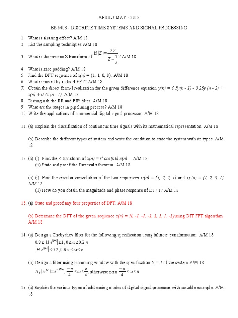 Dsp Digital Signal Processing Computers