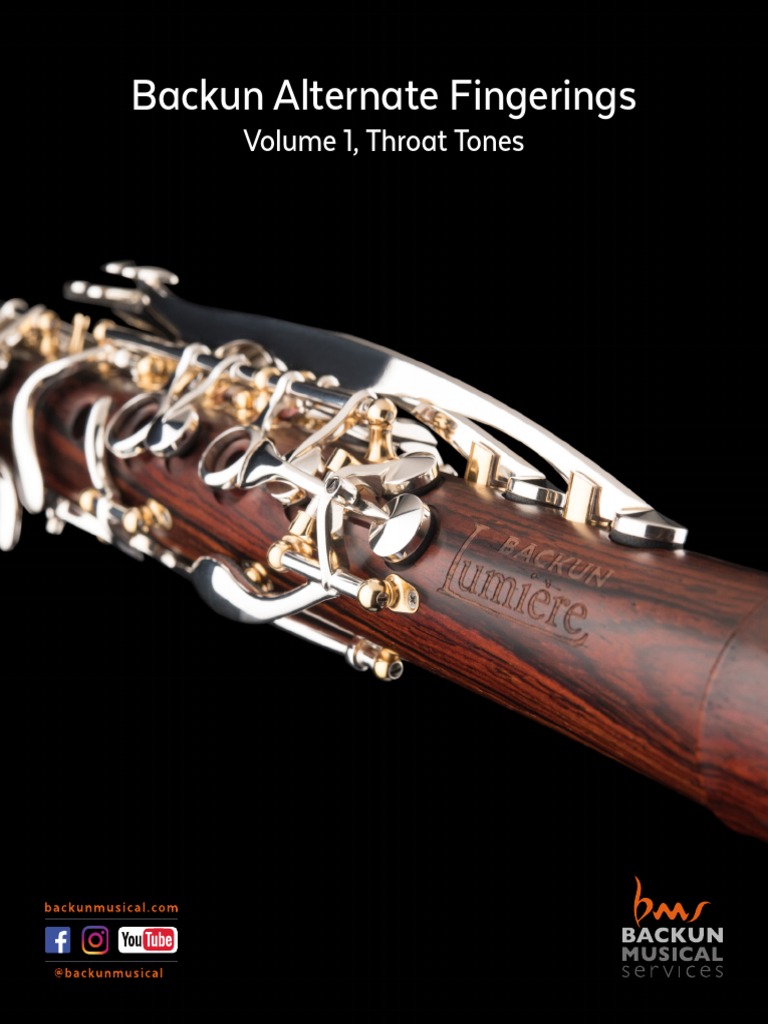 Backun Alternate Fingerings Volume 1, Throat Tones PDF