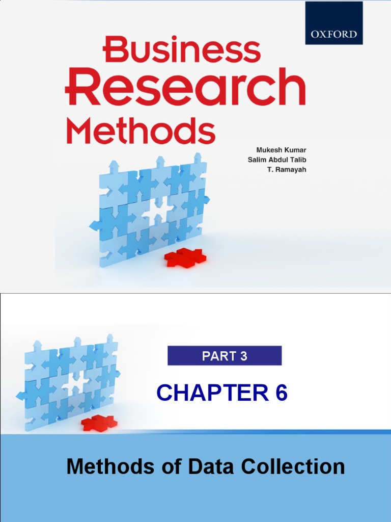 Chapter 6-Methods of Data Collection | PDF | Survey Methodology ...