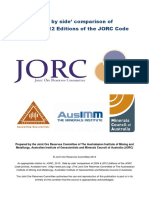 Side by Side' Comparison of 2004 & 2012 Editions of The JORC Code