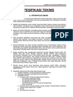 SPESIFIKASI TEKNIS SDA Pdf