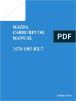 Manual de Serviço Do Carburador Do Mazda Rx7 Ano 1979 A 1985 PDF