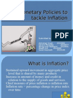 RBI Monetary Policies to tackle Inflation