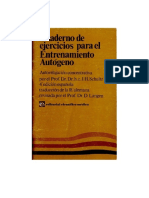 Schultz Johannes Heinrich - Cuaderno de Ejercicios para El Entrenamiento Autogeno PDF