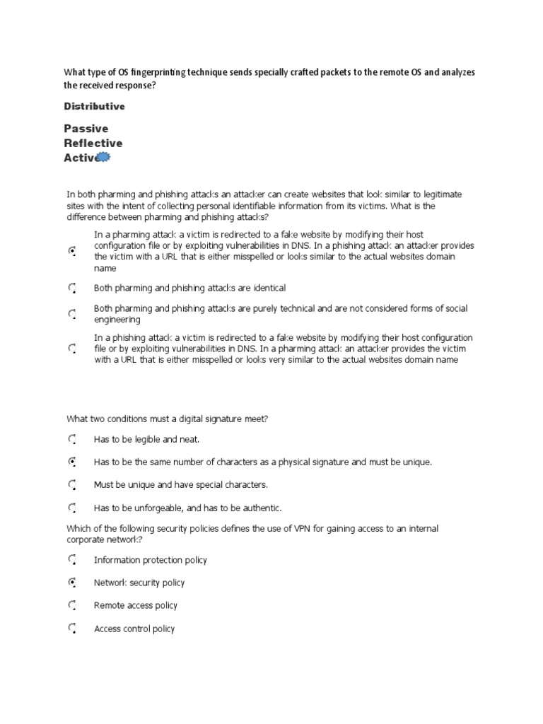 OS Fingerprinting and Security Techniques | PDF | Cryptography | Key ...