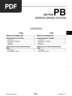 Parking Brake System: Section