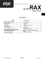 Rear Axle: Section