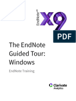 The Endnote Guided Tour: Windows