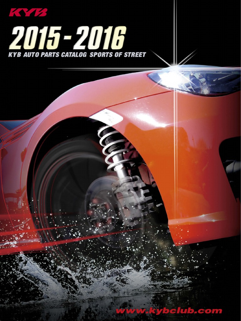 KYB Catalogue PDF   PDF   Toyota   Manufacturing Companies Of Japan